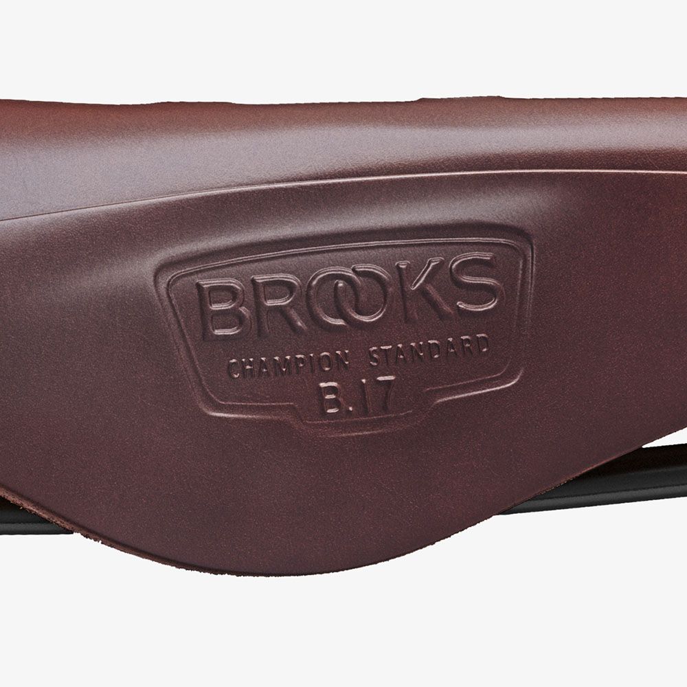 B17, leather bike saddle for long distance - Brooks England