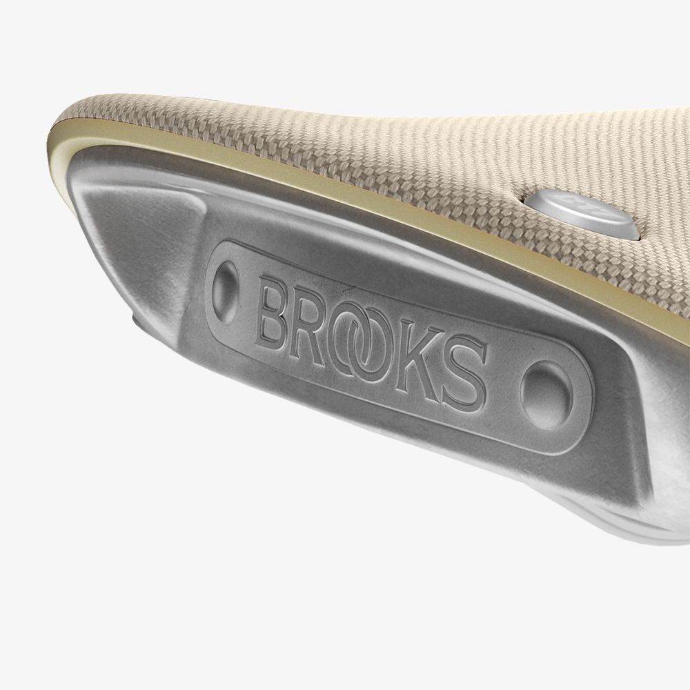 brooks england C17 special innovative materials cycling white saddle