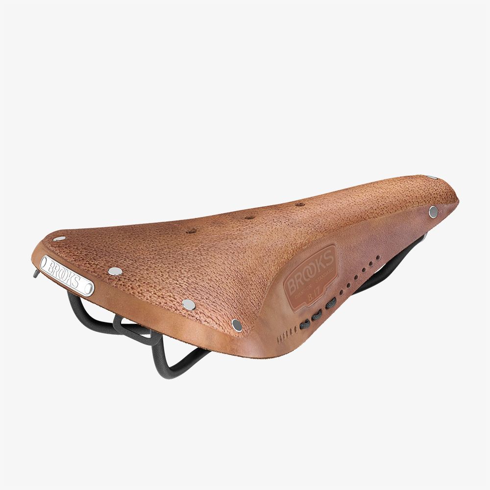 B17 Softened gravel leather bike saddle Brooks England