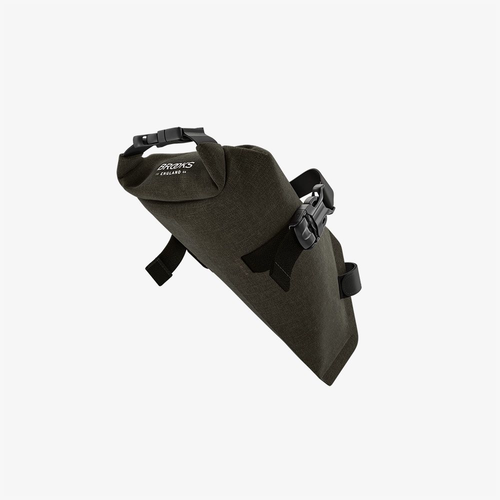 scape saddle roll waterproof bag cycling brooks england