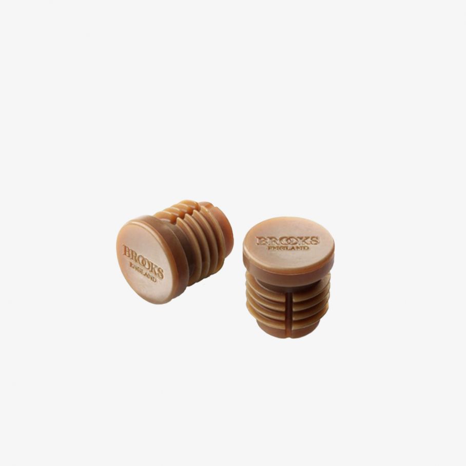 Rubber Bar End Plugs-Natural