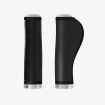 brooks england ergonomic leather grips black city bikes 130x130mm